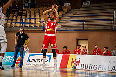 Basketball, bet-at-home Basketball Superliga 2020/21, Grunddurchgang, 18. Runde, Oberwart Gunners, Traiskirchen Lions, Shawn L. Ray (6)