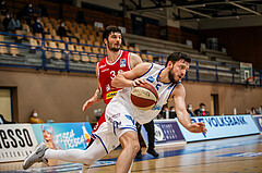 Basketball, bet-at-home Basketball Superliga 2020/21, Grunddurchgang, 18. Runde, Oberwart Gunners, Traiskirchen Lions, Ignas Fiodorovas (5)
