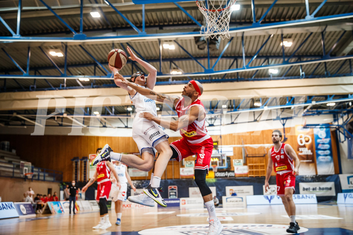 Basketball, bet-at-home Basketball Superliga 2020/21, Grunddurchgang, 18. Runde, Oberwart Gunners, Traiskirchen Lions, Sebastian Käferle (7)