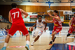 Basketball, bet-at-home Basketball Superliga 2020/21, Grunddurchgang, 18. Runde, Oberwart Gunners, Traiskirchen Lions, Quincy Diggs (13)
