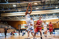 Basketball, bet-at-home Basketball Superliga 2020/21, Grunddurchgang, 18. Runde, Oberwart Gunners, Traiskirchen Lions, Lawrence Alexander (4)