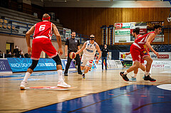 Basketball, bet-at-home Basketball Superliga 2020/21, Grunddurchgang, 18. Runde, Oberwart Gunners, Traiskirchen Lions, Sebastian Käferle (7)