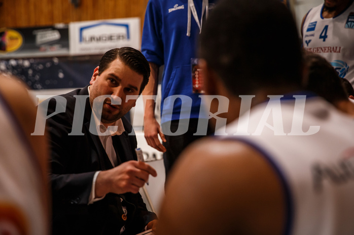 Basketball, bet-at-home Basketball Superliga 2020/21, Grunddurchgang, 18. Runde, Oberwart Gunners, Traiskirchen Lions, Horst Leitner (Coach)
