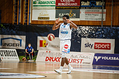 Basketball, bet-at-home Basketball Superliga 2020/21, Grunddurchgang, 18. Runde, Oberwart Gunners, Traiskirchen Lions, Quincy Diggs (13)