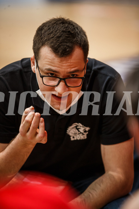 Basketball, bet-at-home Basketball Superliga 2020/21, Grunddurchgang, 18. Runde, Oberwart Gunners, Traiskirchen Lions, Markus Pinezich (Head Coach)