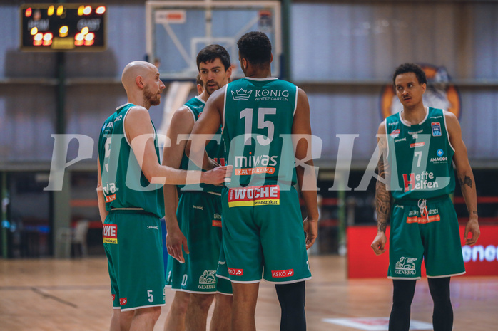 Basketball Basketball Superliga 2020/21, Grunddurchgang 18.Runde D.C. Timberwolves vs. Kapfenberg Bulls
