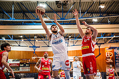 Basketball, bet-at-home Basketball Superliga 2020/21, Grunddurchgang, 18. Runde, Oberwart Gunners, Traiskirchen Lions, Ignas Fiodorovas (5)