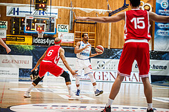 Basketball, bet-at-home Basketball Superliga 2020/21, Grunddurchgang, 18. Runde, Oberwart Gunners, Traiskirchen Lions, Ignas Fiodorovas (5)