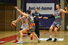Basketball Superliga 2020/21, Grunddurchgang 18. Runde Flyers Wels vs. Klosterneuburg Dukes, Jan Raszdevsek (4), Melchior König (18)