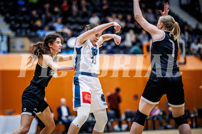 Basketball, Win2Day Basketball Damen Superliga 2023/24, Grunddurchgang 5.Runde, Vienna Timberwolves, Basket Flames, Viktoria Trailovic (15)