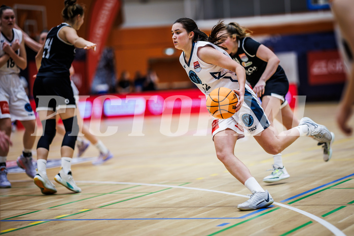 Basketball, Win2Day Basketball Damen Superliga 2023/24, Grunddurchgang 5.Runde, Vienna Timberwolves, Basket Flames, Lilian Schwarzenecker (12)