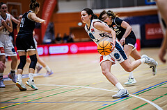 Basketball, Win2Day Basketball Damen Superliga 2023/24, Grunddurchgang 5.Runde, Vienna Timberwolves, Basket Flames, Lilian Schwarzenecker (12)