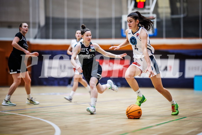 Basketball, Win2Day Basketball Damen Superliga 2023/24, Grunddurchgang 5.Runde, Vienna Timberwolves, Basket Flames, Magdalena Schmidt (4)