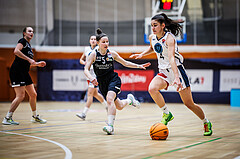 Basketball, Win2Day Basketball Damen Superliga 2023/24, Grunddurchgang 5.Runde, Vienna Timberwolves, Basket Flames, Magdalena Schmidt (4)