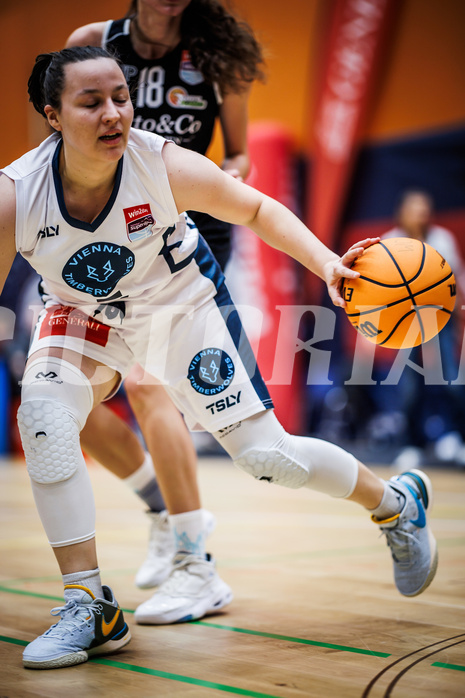 Basketball, Win2Day Basketball Damen Superliga 2023/24, Grunddurchgang 5.Runde, Vienna Timberwolves, Basket Flames, Katharina Kindl (5)