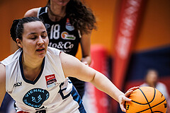 Basketball, Win2Day Basketball Damen Superliga 2023/24, Grunddurchgang 5.Runde, Vienna Timberwolves, Basket Flames, Katharina Kindl (5)