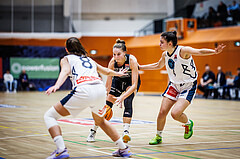 Basketball, Win2Day Basketball Damen Superliga 2023/24, Grunddurchgang 5.Runde, Vienna Timberwolves, Basket Flames, Lara Brunner (14)