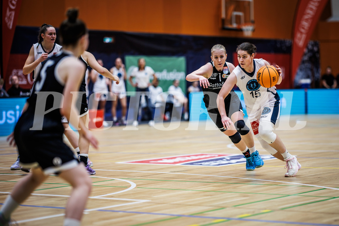 Basketball, Win2Day Basketball Damen Superliga 2023/24, Grunddurchgang 5.Runde, Vienna Timberwolves, Basket Flames, Viktoria Trailovic (15)