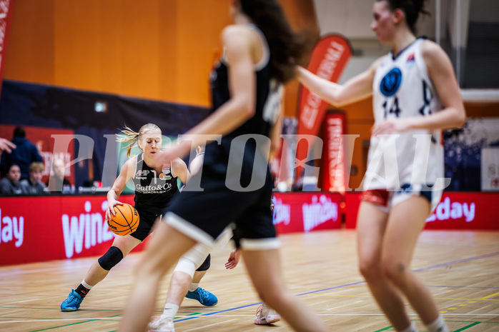 Basketball, Win2Day Basketball Damen Superliga 2023/24, Grunddurchgang 5.Runde, Vienna Timberwolves, Basket Flames, Isabelle Fleischanderl (7)