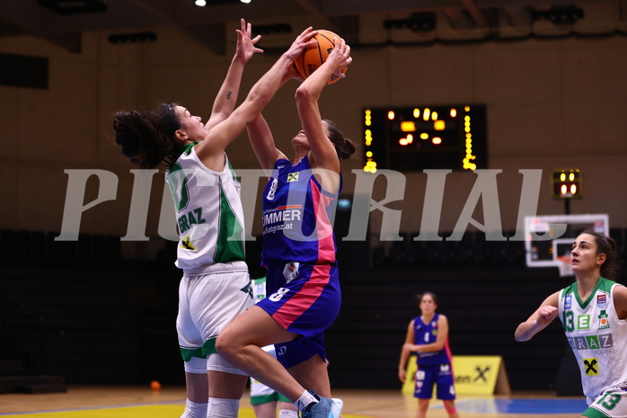26.11.2023, Graz, Raiffeisen Sportpark, Basketball Damen Superliga 2023/24, Grunddurchgang 5.Runde, UBSC-DBBC Graz - UBI Holding Graz,  