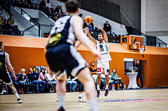 Basketball, Win2Day Superliga 2023/24, Grunddurchgang 9.Runde, Vienna Timberwolves, Gmunden Swans, Oscar Schmit (36)