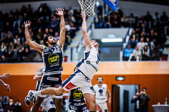 Basketball, Win2Day Superliga 2023/24, Grunddurchgang 9.Runde, Vienna Timberwolves, Gmunden Swans, Elias Wlasak (8)
