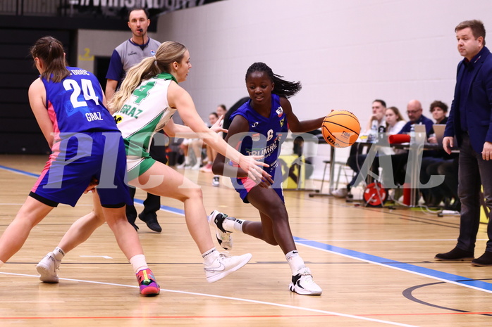 26.11.2023, Graz, Raiffeisen Sportpark, Basketball Damen Superliga 2023/24, Grunddurchgang 5.Runde, UBSC-DBBC Graz - UBI Holding Graz,  