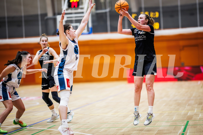Basketball, Win2Day Basketball Damen Superliga 2023/24, Grunddurchgang 5.Runde, Vienna Timberwolves, Basket Flames, Stella Popp (4)