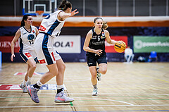 Basketball, Win2Day Basketball Damen Superliga 2023/24, Grunddurchgang 5.Runde, Vienna Timberwolves, Basket Flames, Lena Eichler (6)