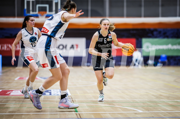 Basketball, Win2Day Basketball Damen Superliga 2023/24, Grunddurchgang 5.Runde, Vienna Timberwolves, Basket Flames, Lena Eichler (6)