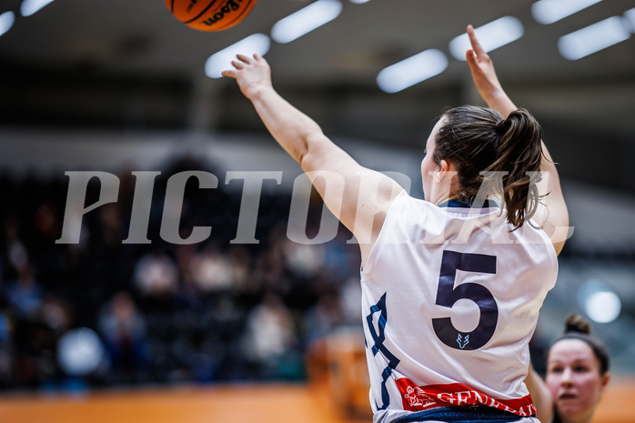 Basketball, Win2Day Basketball Damen Superliga 2023/24, Grunddurchgang 5.Runde, Vienna Timberwolves, Basket Flames, Katharina Kindl (5)