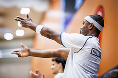 Basketball, Win2Day Superliga 2023/24, Grunddurchgang 9.Runde, Vienna Timberwolves, Gmunden Swans, William Emiohe (15)