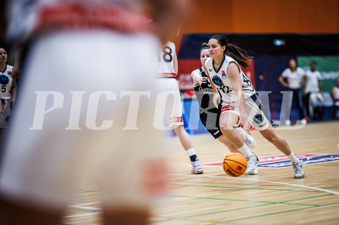 Basketball, Win2Day Basketball Damen Superliga 2023/24, Grunddurchgang 5.Runde, Vienna Timberwolves, Basket Flames, Lilian Schwarzenecker (12)