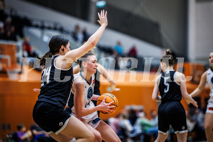 Basketball, Win2Day Basketball Damen Superliga 2023/24, Grunddurchgang 5.Runde, Vienna Timberwolves, Basket Flames, Melanie Fischer (14)