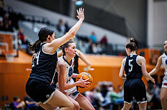 Basketball, Win2Day Basketball Damen Superliga 2023/24, Grunddurchgang 5.Runde, Vienna Timberwolves, Basket Flames, Melanie Fischer (14)
