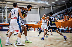 Basketball, Win2Day Superliga 2023/24, Grunddurchgang 9.Runde, Vienna Timberwolves, Gmunden Swans, Ziga Fifolt (13)