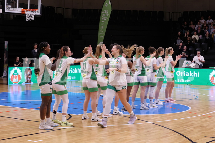 05.04.2025, Graz, Raiffeisen Sportpark, Basketball Damen Superliga 2024/25, Finale Spiel 1, UBI Graz vs. Klosterneuburg Duchess,  
