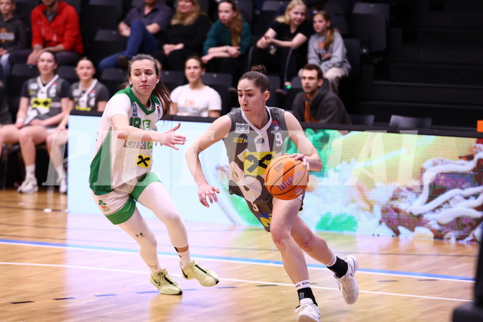 05.04.2025, Graz, Raiffeisen Sportpark, Basketball Damen Superliga 2024/25, Finale Spiel 1, UBI Graz vs. Klosterneuburg Duchess,  