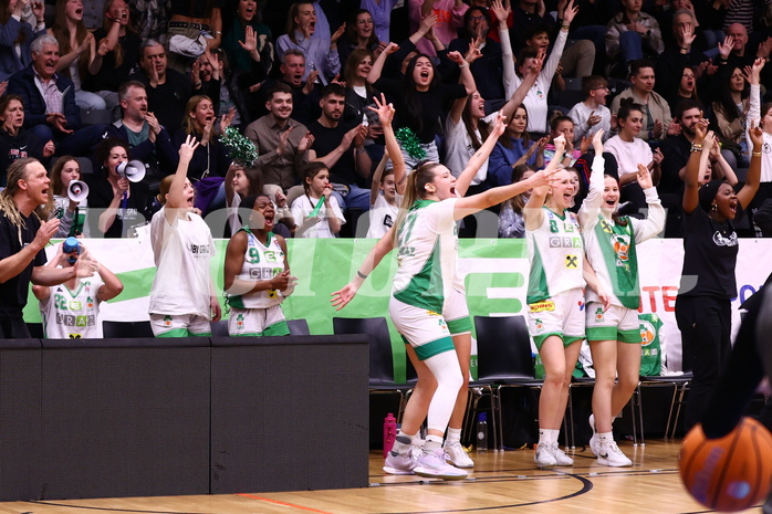 05.04.2025, Graz, Raiffeisen Sportpark, Basketball Damen Superliga 2024/25, Finale Spiel 1, UBI Graz vs. Klosterneuburg Duchess,  