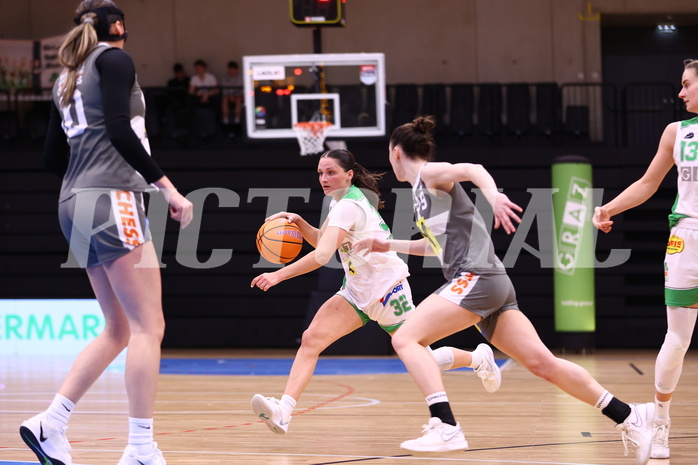 05.04.2025, Graz, Raiffeisen Sportpark, Basketball Damen Superliga 2024/25, Finale Spiel 1, UBI Graz vs. Klosterneuburg Duchess,  