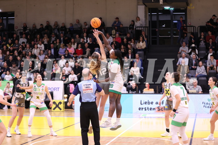 05.04.2025, Graz, Raiffeisen Sportpark, Basketball Damen Superliga 2024/25, Finale Spiel 1, UBI Graz vs. Klosterneuburg Duchess,  