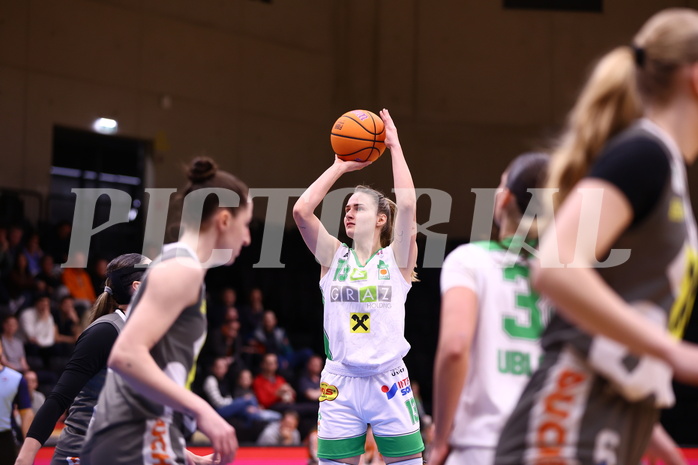 05.04.2025, Graz, Raiffeisen Sportpark, Basketball Damen Superliga 2024/25, Finale Spiel 1, UBI Graz vs. Klosterneuburg Duchess,  