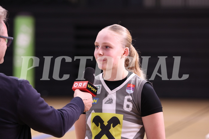 05.04.2025, Graz, Raiffeisen Sportpark, Basketball Damen Superliga 2024/25, Finale Spiel 1, UBI Graz vs. Klosterneuburg Duchess,  