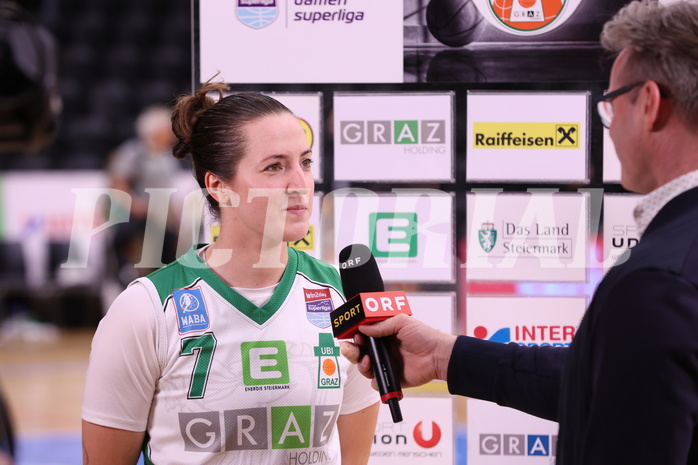 05.04.2025, Graz, Raiffeisen Sportpark, Basketball Damen Superliga 2024/25, Finale Spiel 1, UBI Graz vs. Klosterneuburg Duchess,  