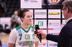 05.04.2025, Graz, Raiffeisen Sportpark, Basketball Damen Superliga 2024/25, Finale Spiel 1, UBI Graz vs. Klosterneuburg Duchess,  