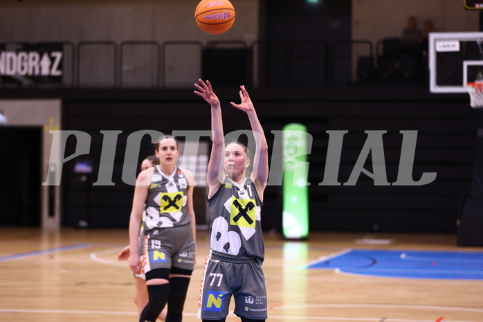05.04.2025, Graz, Raiffeisen Sportpark, Basketball Damen Superliga 2024/25, Finale Spiel 1, UBI Graz vs. Klosterneuburg Duchess,  