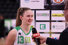 05.04.2025, Graz, Raiffeisen Sportpark, Basketball Damen Superliga 2024/25, Finale Spiel 1, UBI Graz vs. Klosterneuburg Duchess,  