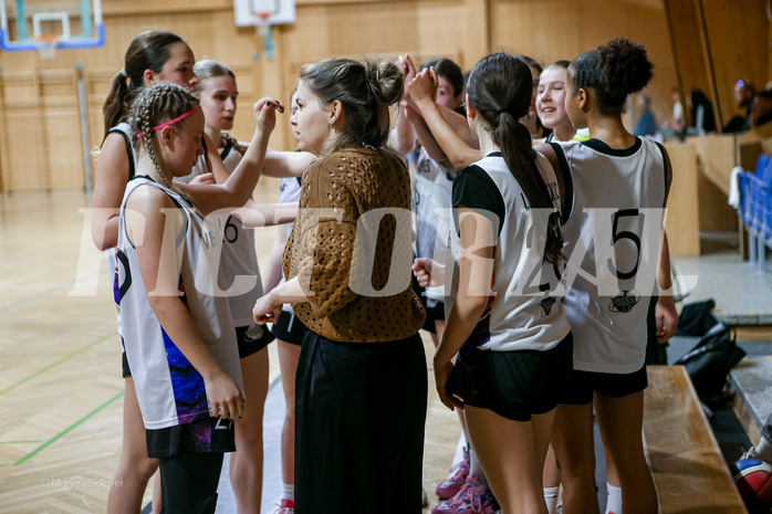 05.04.2025 Österreichischer Basketballverband 2024/25, SLWU16 Vienna United vs. DBB  Basketgirls Wels