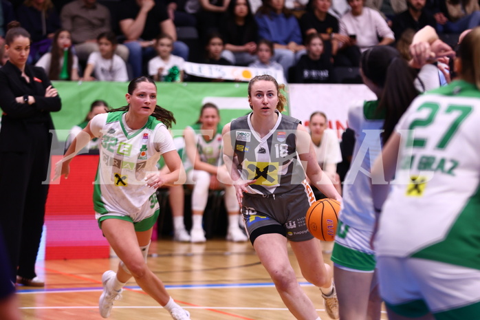 05.04.2025, Graz, Raiffeisen Sportpark, Basketball Damen Superliga 2024/25, Finale Spiel 1, UBI Graz vs. Klosterneuburg Duchess,  