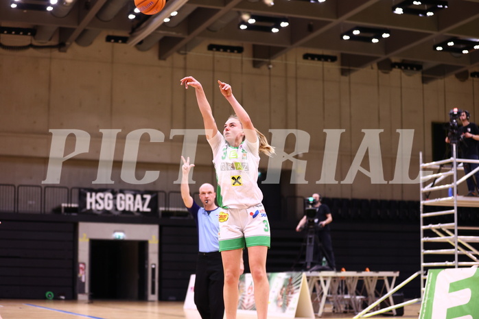 05.04.2025, Graz, Raiffeisen Sportpark, Basketball Damen Superliga 2024/25, Finale Spiel 1, UBI Graz vs. Klosterneuburg Duchess,  